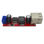 HR0214-155A	Dual USB output 9V/12V/24V/36V to 5VDC-DC vehicle charging 3A buck voltage regulator module